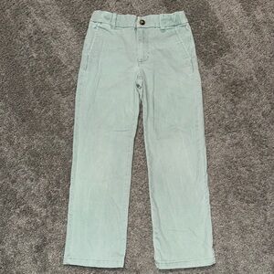 Janie and Jack pants - seafoam green